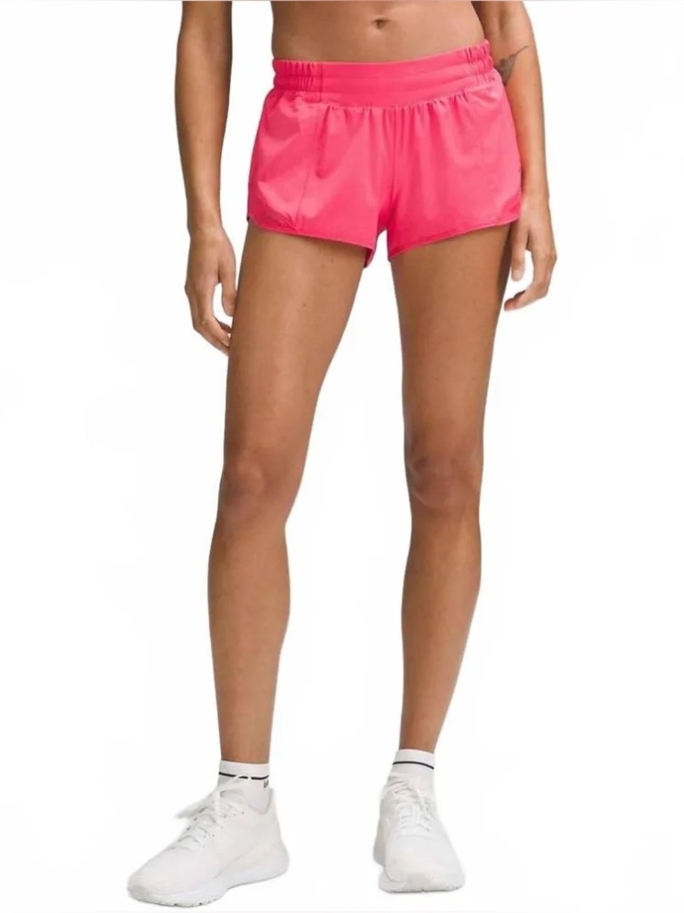 lululemon athletica Hot Pink Layered Running Shorts